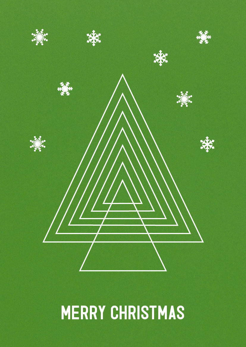 Graphic Christmas Tree Gift Card