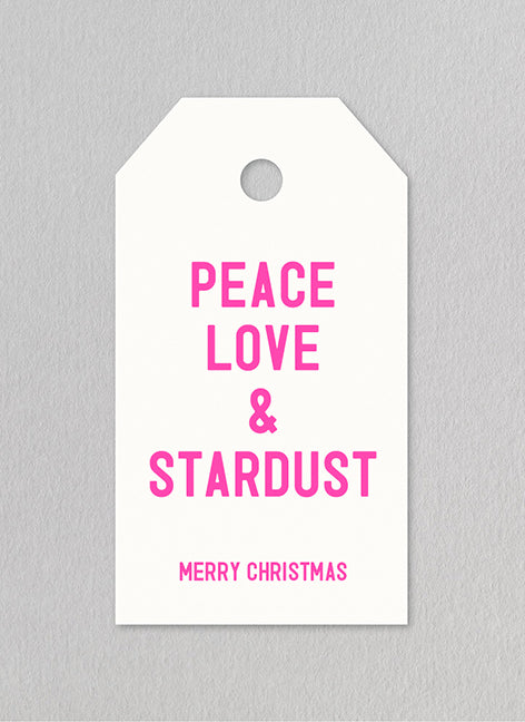 Peace, Love & Stardust Gift Tag