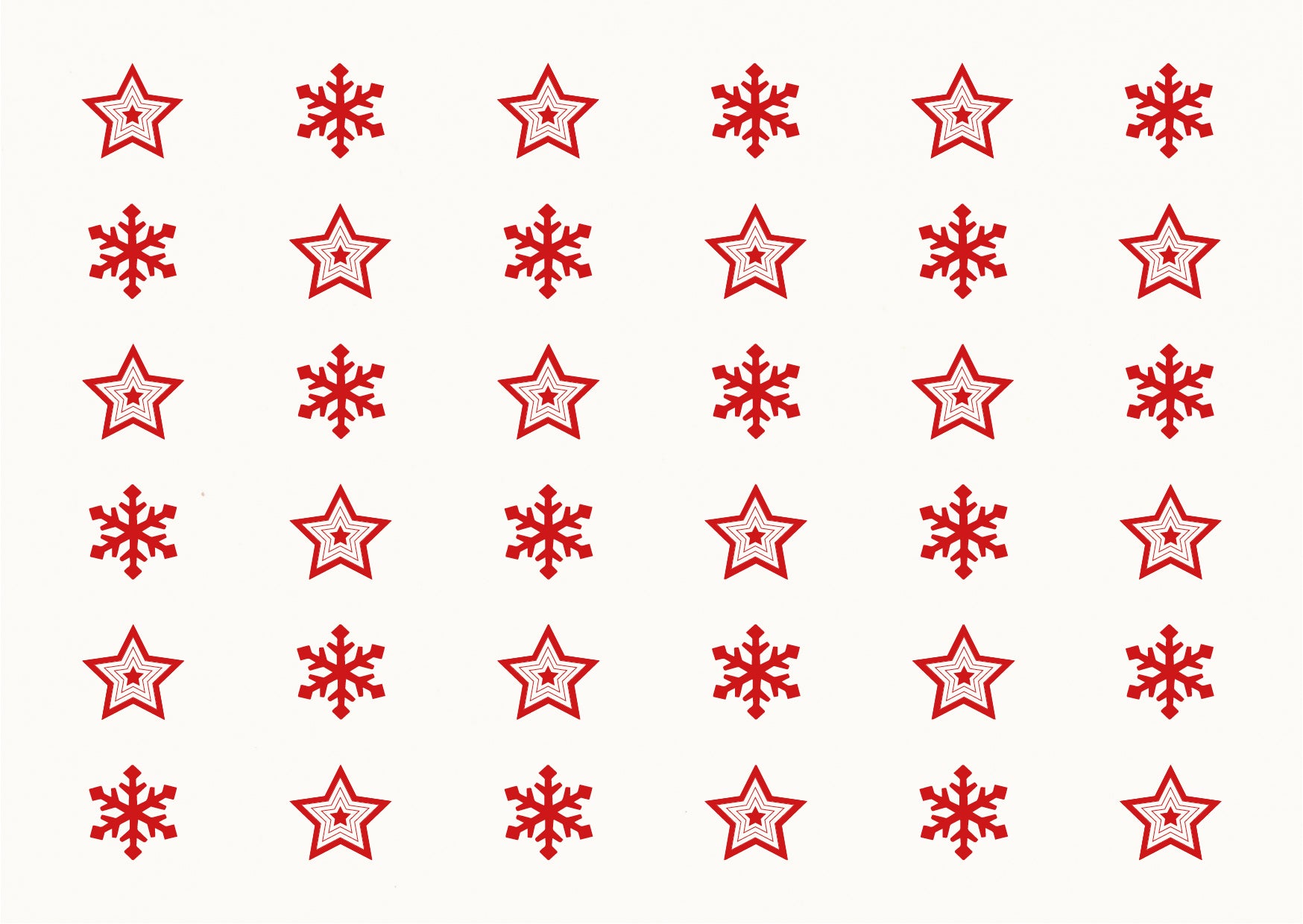 Snowflakes & Stars Gift Card