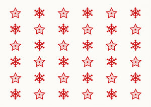 Snowflakes & Stars Gift Card