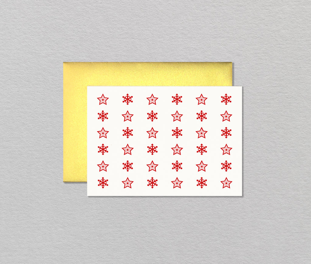 Snowflakes & Stars Gift Card